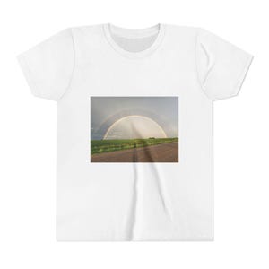 Rainbow Kids Tee, Colorful Children&#39;s T-Shirt, Fun Youth Shirt, Bright Toddler Top, Happy Kid&#39;s Clothing, Cute Rainbow Tee For Boys and