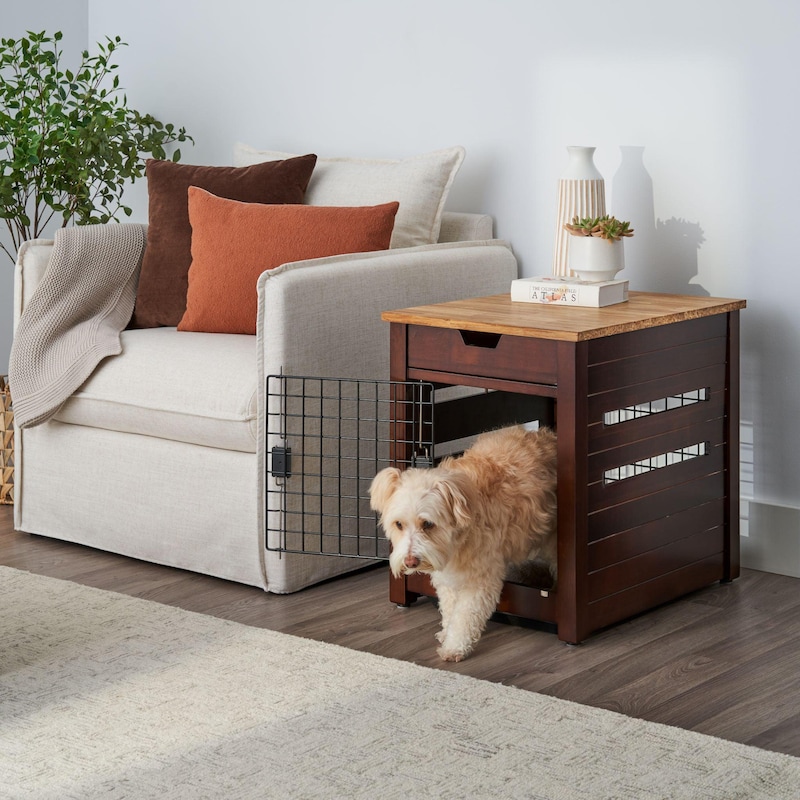 Photo inspiration: Dog Crate End Table Photo Inspiration