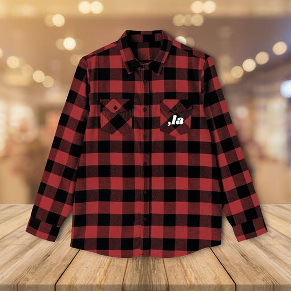 Camicia flanella rossa online