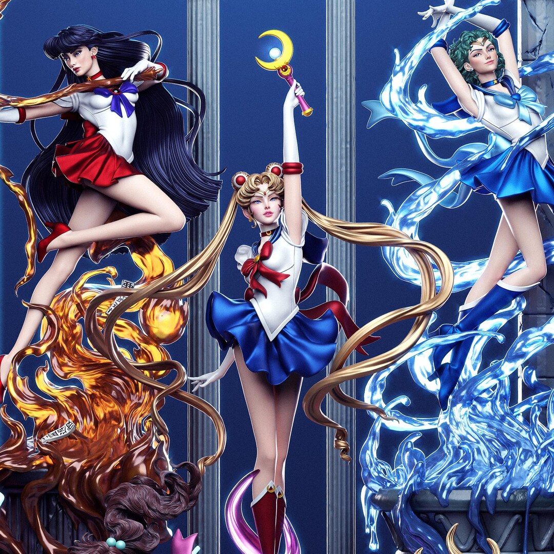 Sailor Moon 5 Model Fan Garage Kit - Etsy