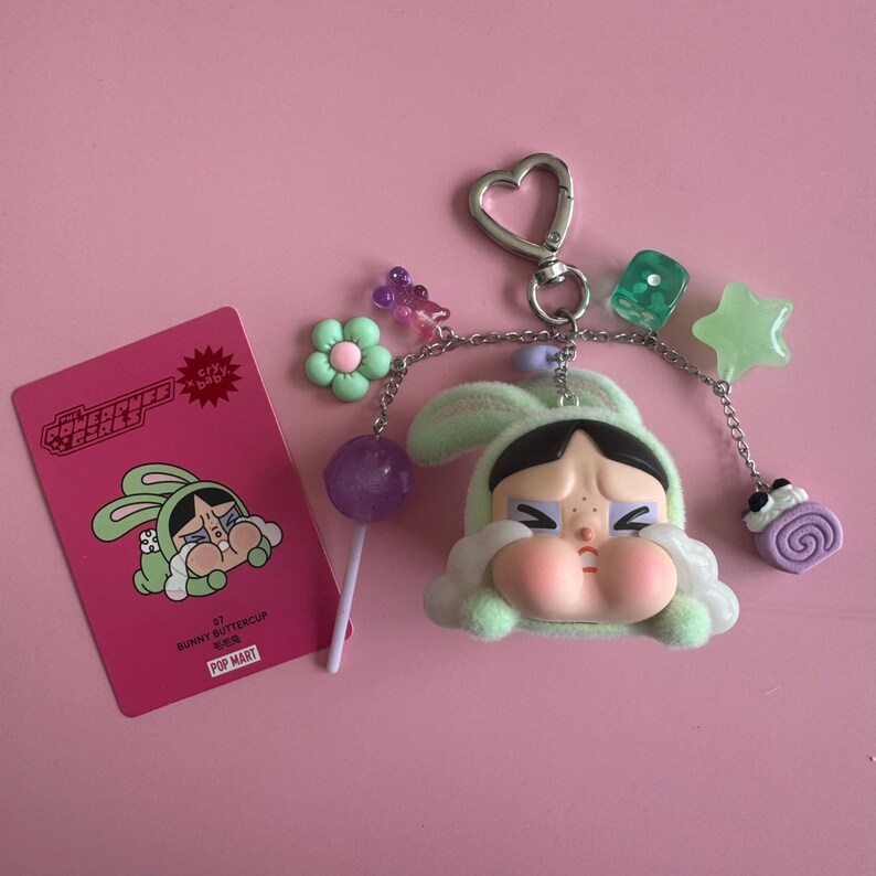 Genuine POP MART Powerpuff Girls X Cry Baby - Bunny Buttercup ...