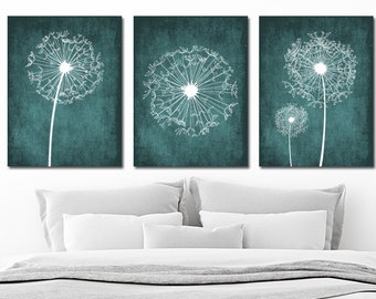 Teal Bedroom Decor Etsy