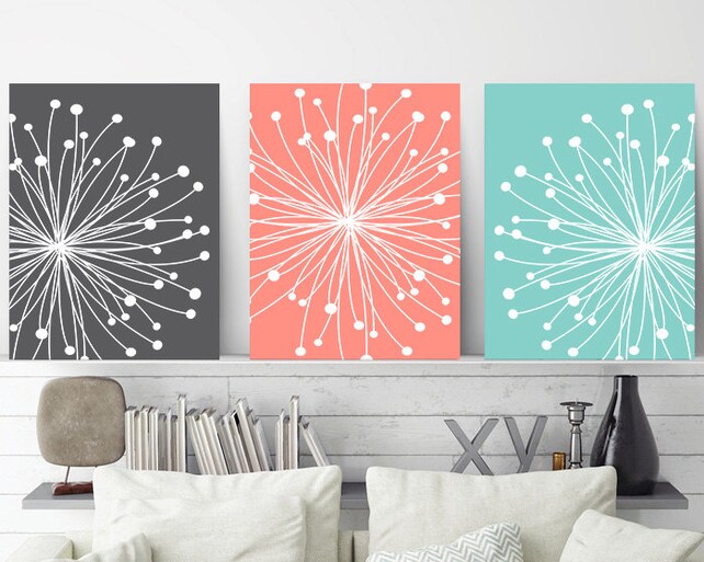 Dandelion Wall Art Bedroom Decor Canvas Or