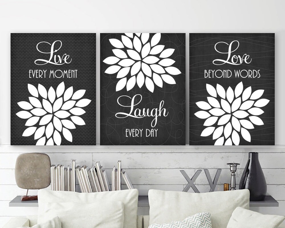 Live Laugh Love Wall Art Farmhouse Kitchen Home Decor Etsy