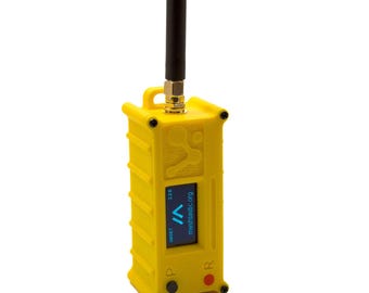 Complete Heltec V3 Device running Meshtastic in Compact Case with 1000 mAh Battery.  Optional Clip.