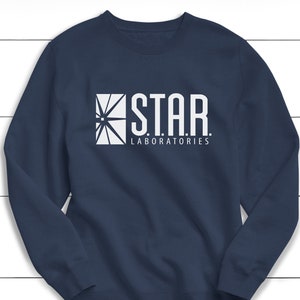 Barry allen wearing star labs sweatshirt deals