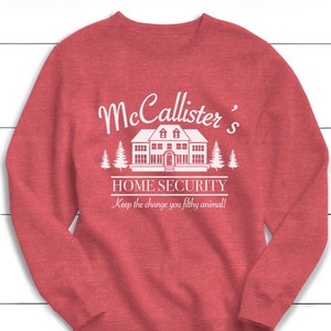 Home Alone Christmas Sweatshirt: Keep The Change, Graphic Movie Sweater