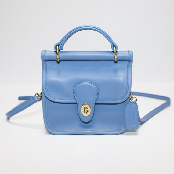 ◎Rare◎vintage◎COACH Mini Duffel Sac Blue Coach | Bags | Blue Vintage Coach Mini Duffle Legacy Bag