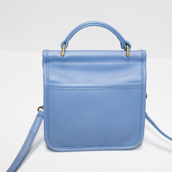 RARE Vintage Coach Periwinkle Blue Mini Willis Winnie
