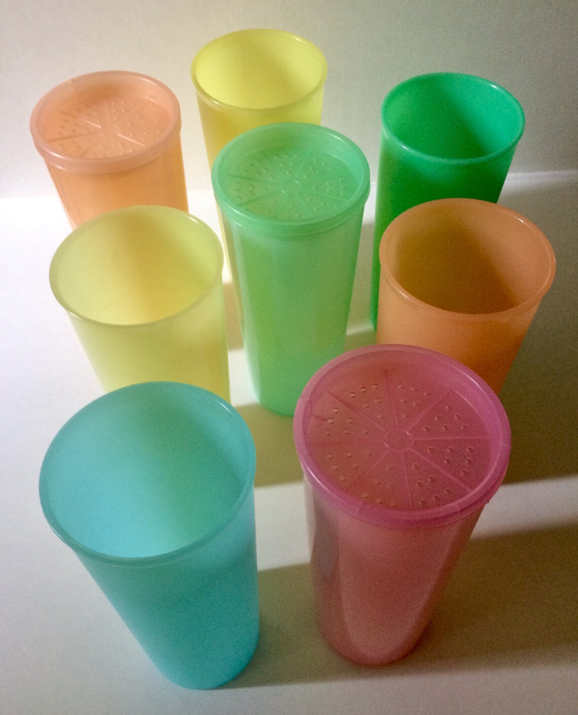 Vintage TUPPERWARE Tumblers 1954 Millionaires Series Pastel Etsy UK