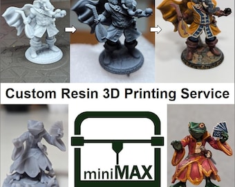 Custom Resin 3D Printing Service