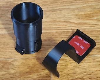 Combo Milwaukee M18 backpack vacuum hose coupler and hook attachment