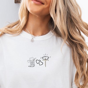 Cowgirl Christian Boots Shirt, Faith Tee, Lord of Grace, Faith Based Shirt, Western Style Tee, Nashville Girl, Wildflowers Tee, Bible Verse