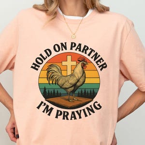 Funny Rooster Shirt, Bible Verse Shirt, Love Jesus Inspirational Tee, Jesus Faith Based Tee, Christian T-Shirt, Gift for Mom, Religious Tee