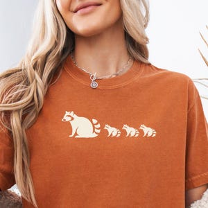 Funny Raccoon Shirt, Animal Lover Tee, Trash Panda, Family, Vintage Graphic Shirts for Women, Racoon Meme Shirt, Racoon Lover Shirt, Gift