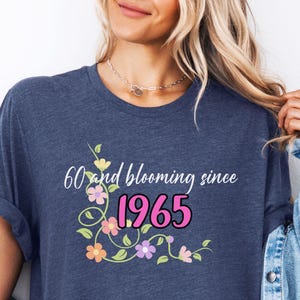 60th Birthday Shirt, Chapter 60 Shirt, Vintage 1965 Tee, Bling Birthday Shirt, Women&#39;s 60 Shirt, Limited Edition Gift, Birthday Party Tee