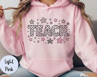 Teacher Hoodie, Kindergarten Teacher Shirt, Second Grade Teacher Gift, Cute School Sweatshirt, Motivational Teacher Hoodie, School Shirt