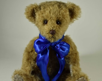 Peanut – Handmade Teddy Bear, Artist Bear, Stuffed Animal, Mohair, Toy, OOAK, Made In Alaska