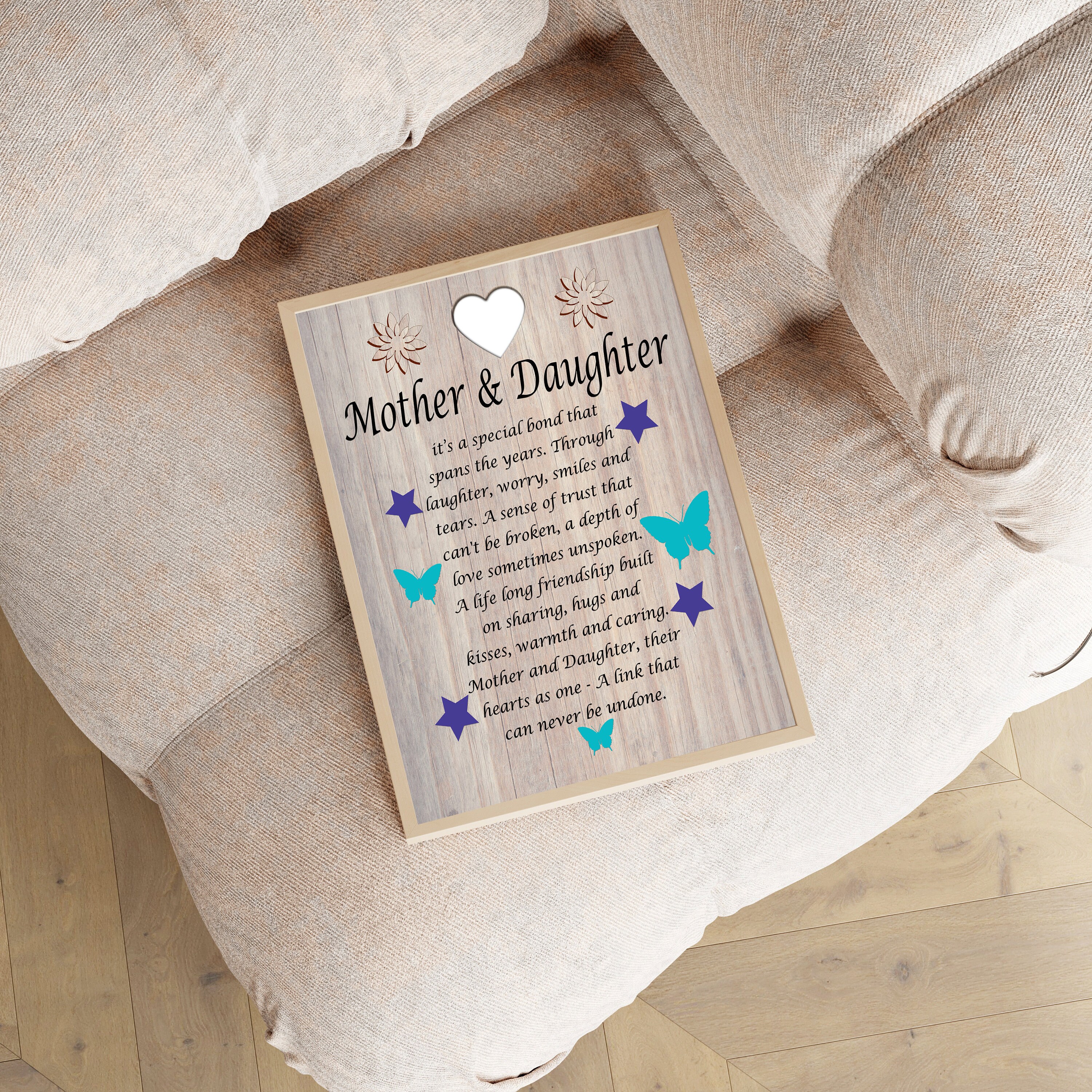 Mother and Daughter Print, Daughter & Mom Quote Art, Family Wall Decor ...
