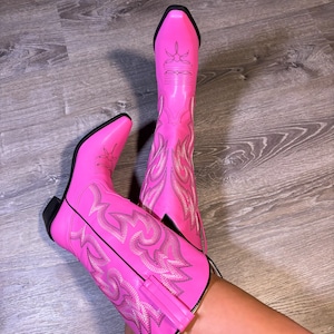 Pink Cowgirl Boots, Western Cowgirl Boots
