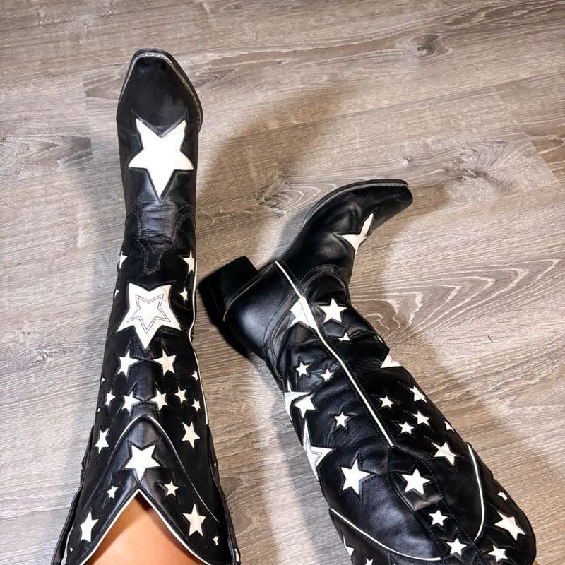 black-and-white-western-boots-women-etsy