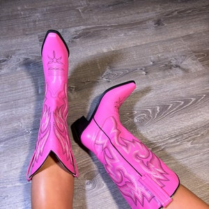 Pink Cowgirl Boots, Western Cowgirl Boots