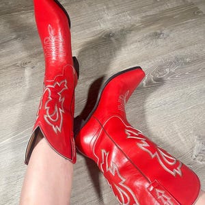 Red Cowgirl Boots, Cowboy Western Boots