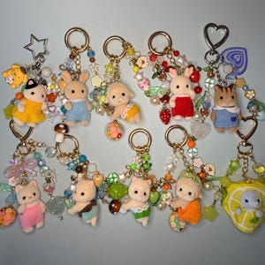 Kawaii Animal Baby Bag Charms/ Keychains *authentic Calico Critters*