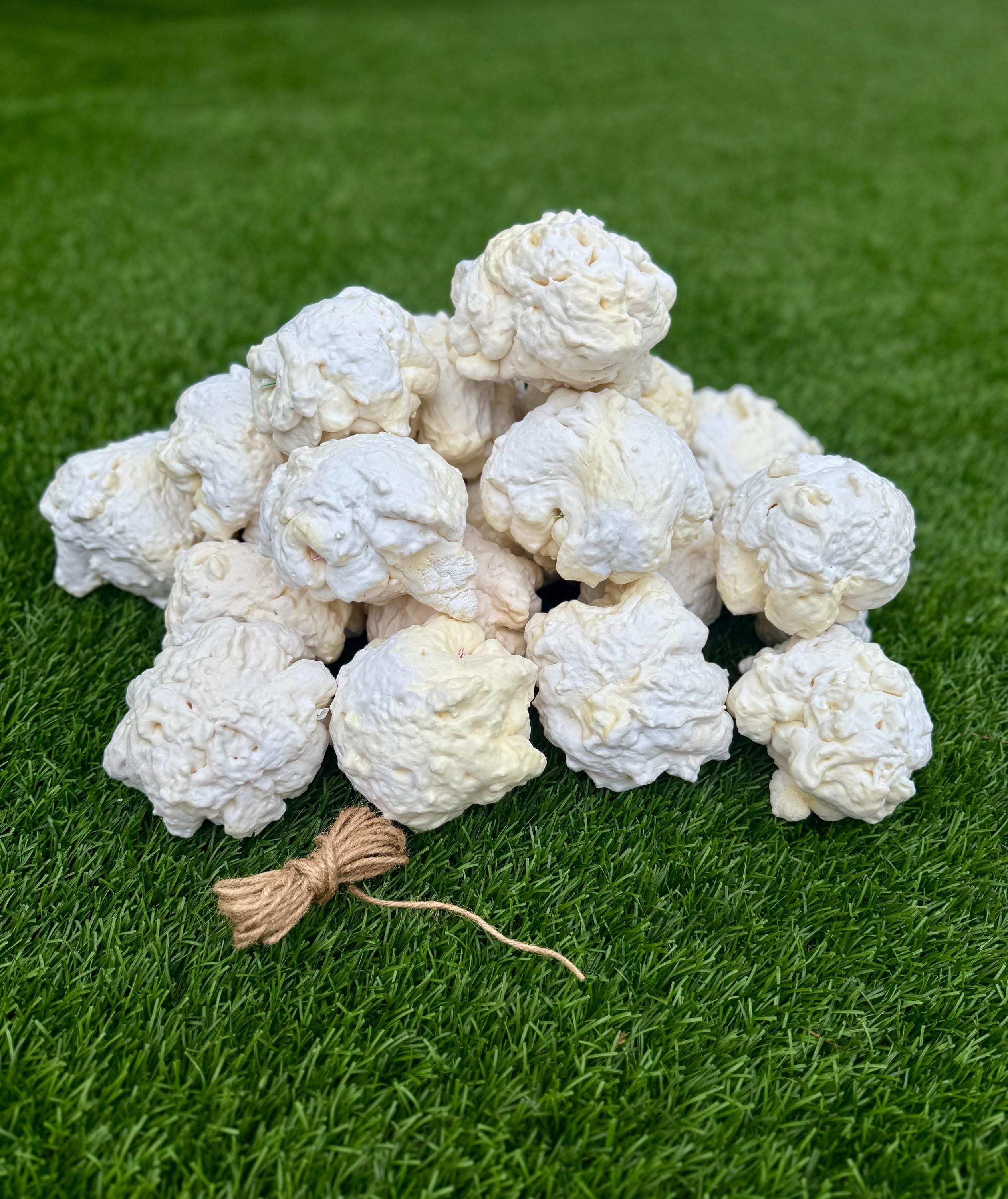 41 Easy Popcorn Crafts for Kids 22 Giant Popcorn Garland Kit, Handcrafted 10 ft - Handmade