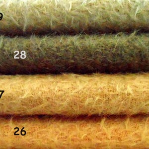 MDV. Pick your own SET of 3, 1/16 pieces of Schulte mohair. Will make lovely vintage bear. 3 x 25/35 cm image 2