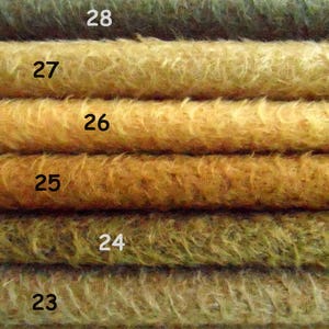 MDV. Pick your own SET of 3, 1/16 pieces of Schulte mohair. Will make lovely vintage bear. 3 x 25/35 cm image 1