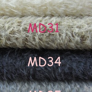 MD. PICK you own 3 colors of SCHULTE mohair, pile 7 mm, 3x 25cm/35cm about 3 x 9.8 / 13.8 inches. image 3