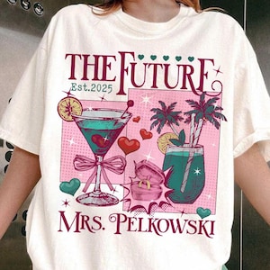 Future Mrs Shirt, Custom Bride to Be Shirt Gift, Newly Engaged Gift For Her, Engagement Announcement Shirt, Bachelorette Tee