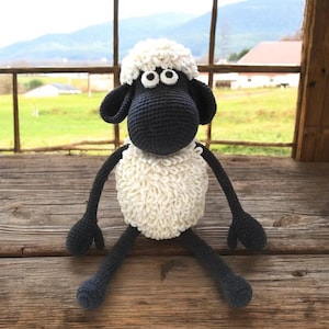 Schema uncinetto pecore, Amigurumi adorabile grosso carino fai da te giocattolo per bambini, schema agnello amorevole animale, schema pecore facile da iniziare, PDF Eng