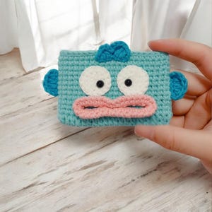 Axolotl Geldbörse Häkelanleitung, Axolotl Amigurumi Häkelanleitung Portemonnaie, No-Sew Axolotl Häkelanleitung, Axolotl Plüsch gehäkelt