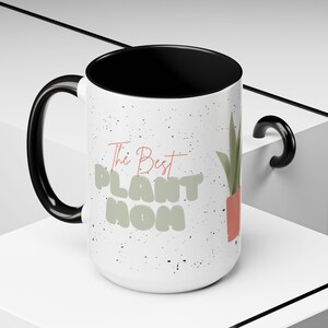 Tazza da caffè &quot;Mamma delle Piante&quot;, regalo per la festa della mamma, tazza per amanti delle piante, design boho, regalo per giardinieri, tazza per amanti delle piante grasse, regalo per mamma delle piante