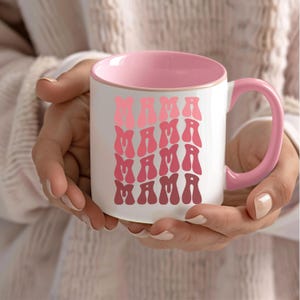 Mama Coffee Mug, Mother&#39;s Day Gift, Mama Bear Gifts, New Mom Gift Mom, Retro Mama Gifts, Gift for Her, Gift From Daughter, Gift From Son