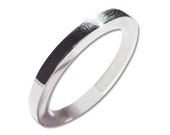 Men's Wedding Band 14k White Gold Rings for Men and Women