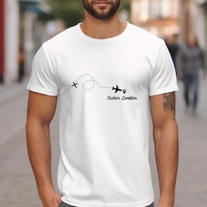Family Travel Matching Shirt | Flight to Custom Destination Tee | Flight Buddies Shirt | Vacation | Family Trip Custom Travel tshirt