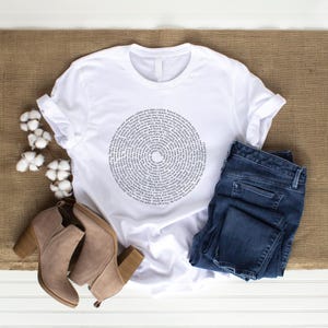 Custom Song Lyrics Shirt, Favorite Music Song Shirt, For Him Her Birthday Gift, Custom Song Shirt, Trendy Song Shirt, Favorite Song Shirt