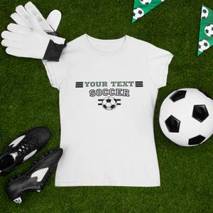 Custom Soccer Shirt for Players, Personalized Soccer Team Tee, Soccer Lover Gift, Soccer Coach Shirt, Unique Gift for Him or Her