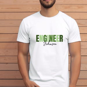 Kundenspezifisches T-Shirt für Techniker, personalisiertes Abschluss-T-Shirt für Techniker, Geschenk für Technikschüler, STEM-Studenten-T-Shirt