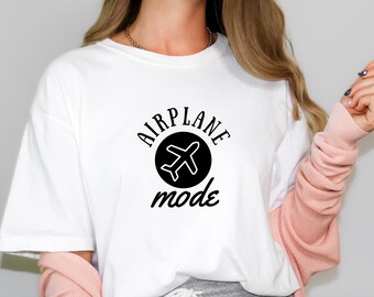 Koszulka w stylu samolotowym, zabawna koszulka podróżna dla kobiet i mężczyzn, koszulka z grafiką w stylu wakacyjnym, prezent Jetsetter, strój na lotnisko, koszulka dla miłośników przygód