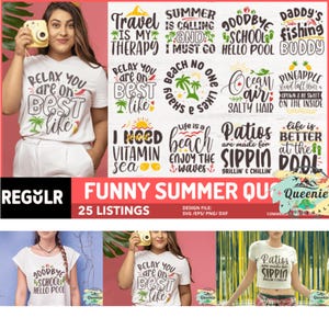 Sommer-Svg-Bundle, Camping Zitate SVG, Reise-Svg-Bundle, lustige Reise-Svg, Reise-Svg, Reise Clipart, Shirt Urlaub Digital Download 57