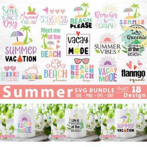 Sommer SVG Bundle lustiger Sommer, Reise svg, Sommer Clipart, Shirt Urlaub digitaler Download, Reise Clipart, T-Shirt Bundle, lustiger Sommer 122