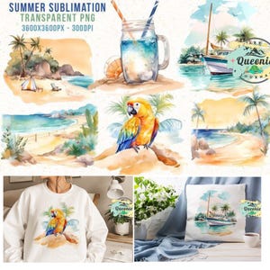 Sommer Sublimation PNG Clipart-Set, Reise svg, Sommer Clipart, Shirt Urlaub digitaler Download, Reise Clipart, T-Shirt Bundle, lustiger Sommer 120