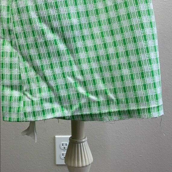 Vintage green and white 1960s dress - image 6