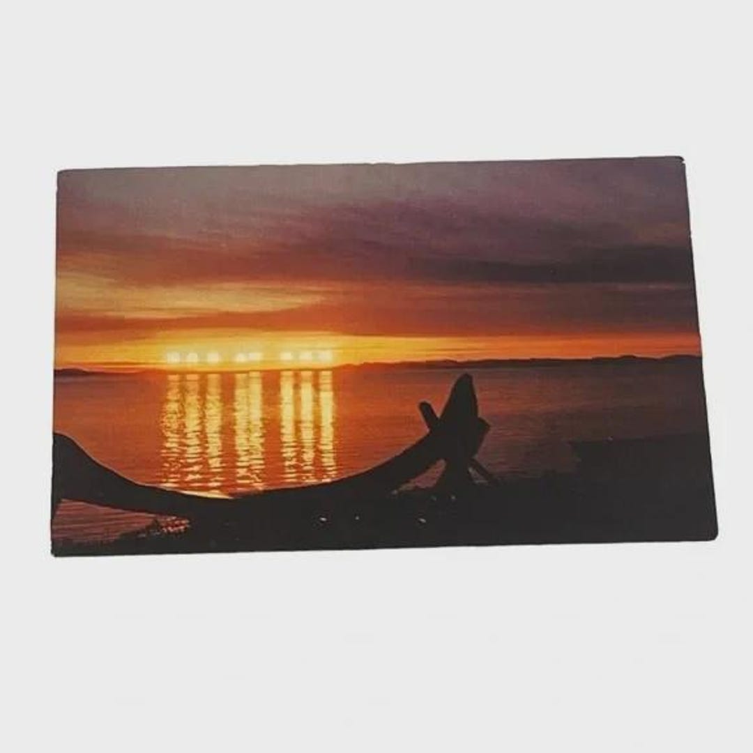 Postcard Midnight Sun in Arctic Alaska Vintage B192 - Etsy