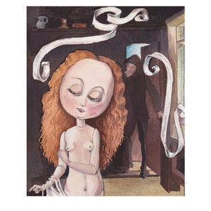 Mimi in &quot;Der Liebeszauber&quot; Giclee Fine Art Print, Pittura, Giclée