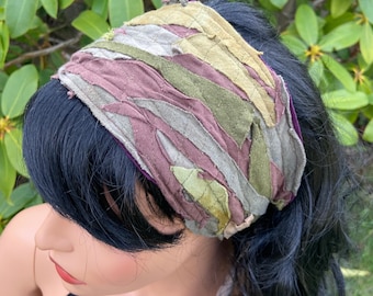 Hemp & Bamboo Headband - Hair wrap - Dreadlock Headband - Festival Hair Wrap - Eco Friendly -